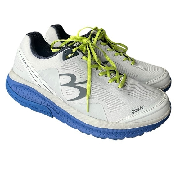 Gravity Defyer Mens Blue/grey Fitness Gym Trainers  Shoes Sneakers size 12. - Picture 1 of 7